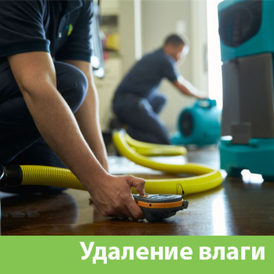 Удаление влаги после потопа в Кумертау